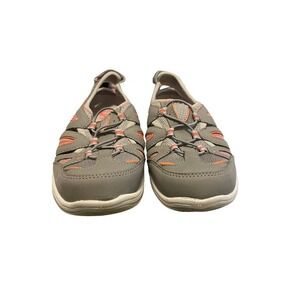 RYKA Women Size 7W Grey and Coral Hula Sneakers Sandals